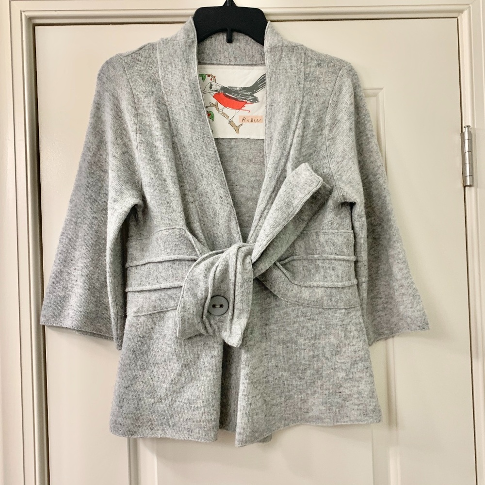 Anthropologie "Robin" Oragami Crisscross Sweater S